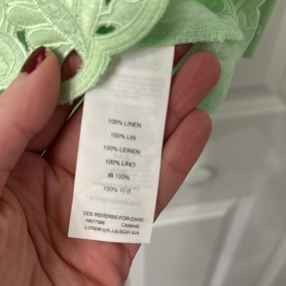 3/4 sleeve linen top NWT - Picture 4 of 7